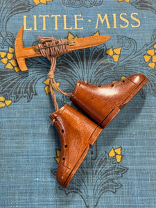Novelty Brooch - Boots and Ice Pick Ideal gift for a Tramper or Climber