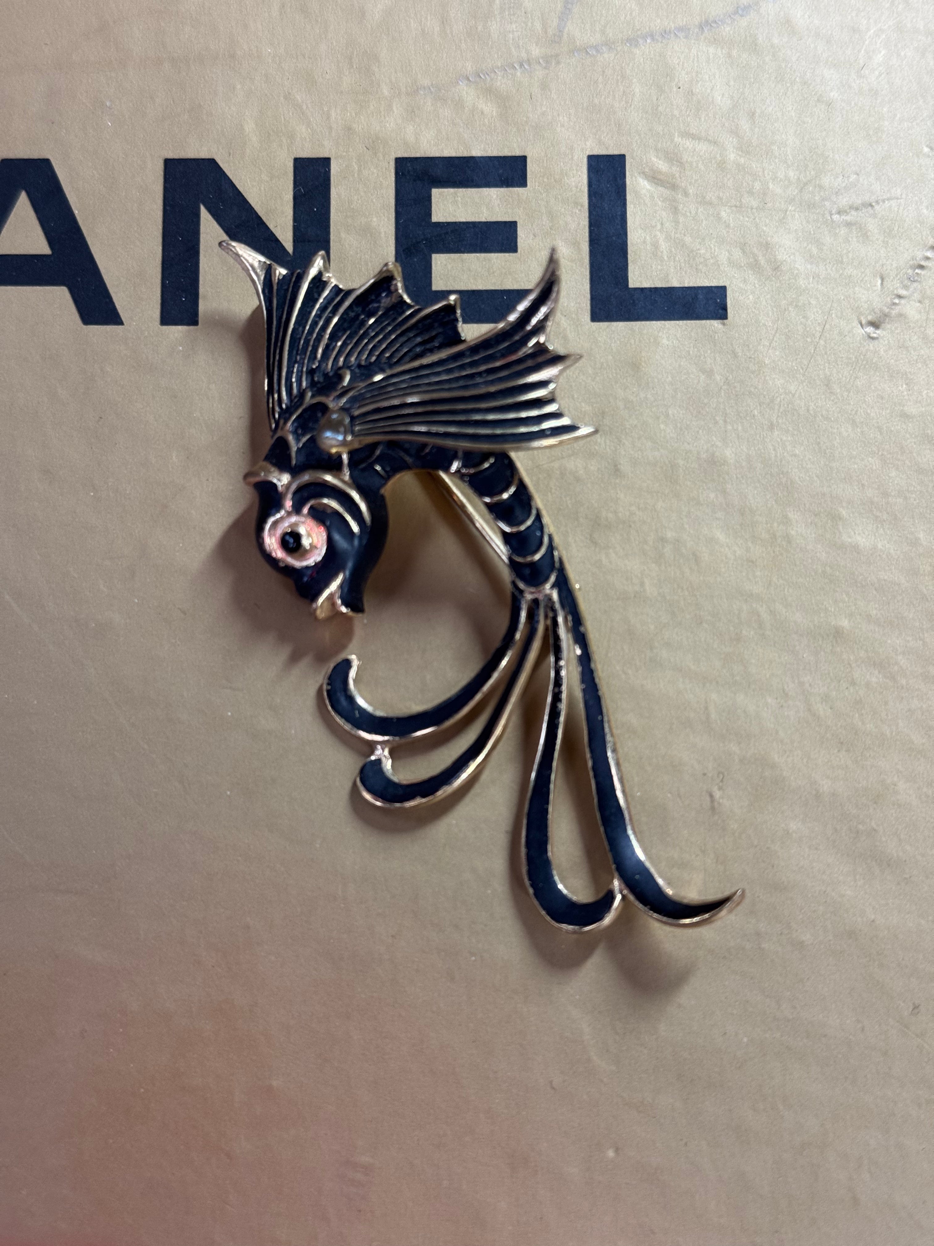 Vintage Fish Brooch