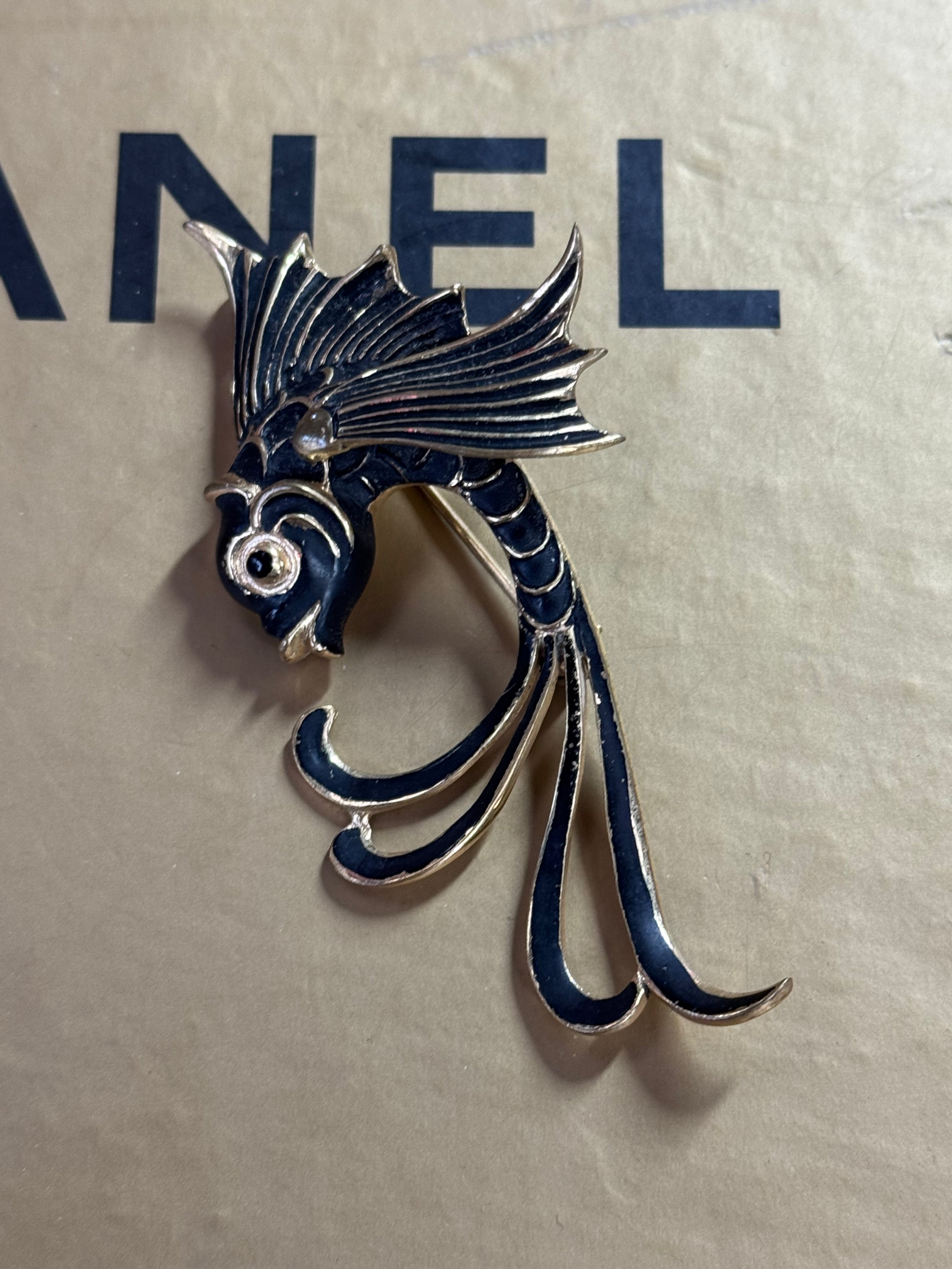Vintage Fish Brooch