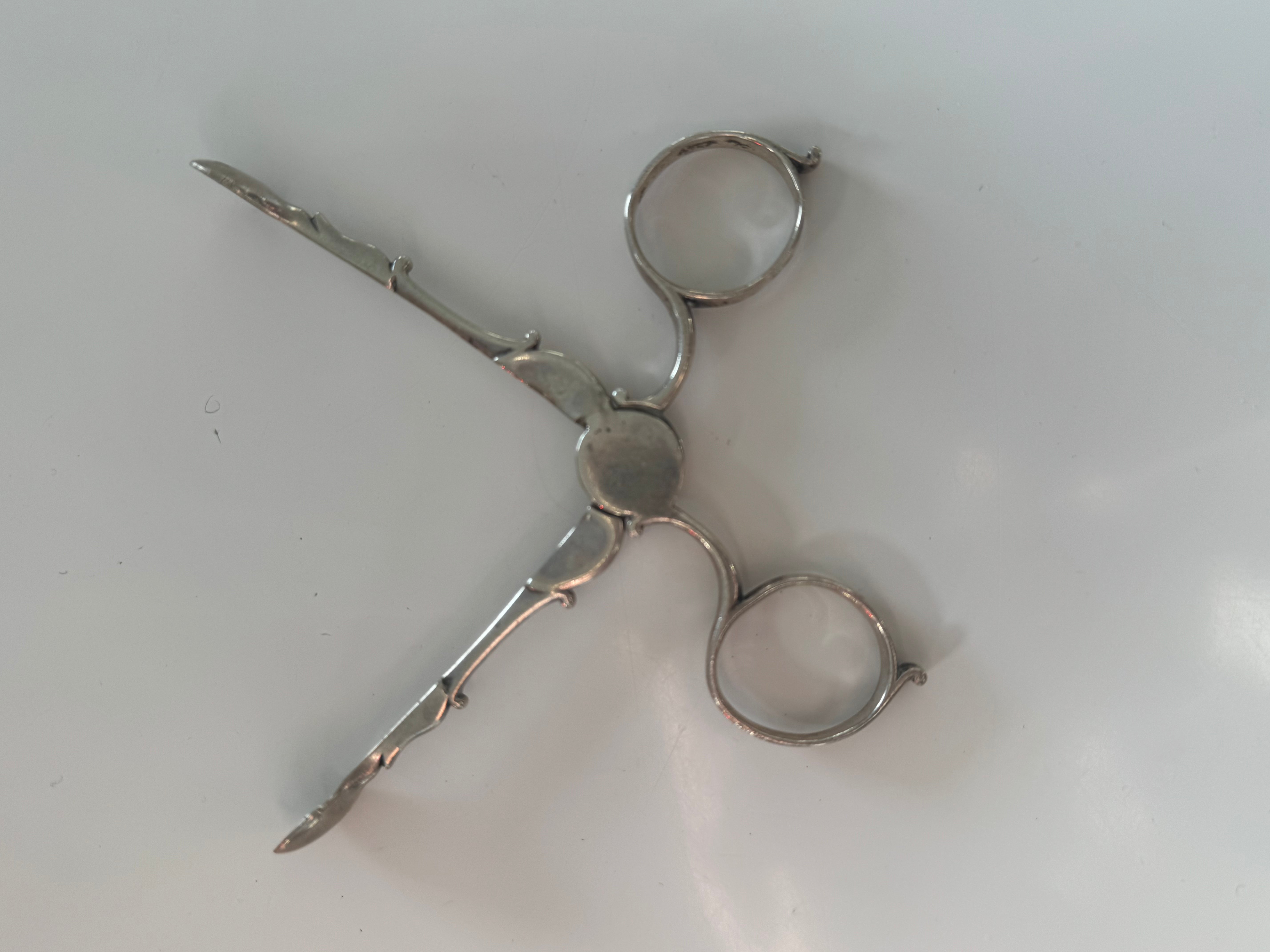 Wonderful Georgian Sterling Silver Tea Tongs