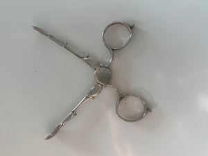 Wonderful Georgian Sterling Silver Tea Tongs