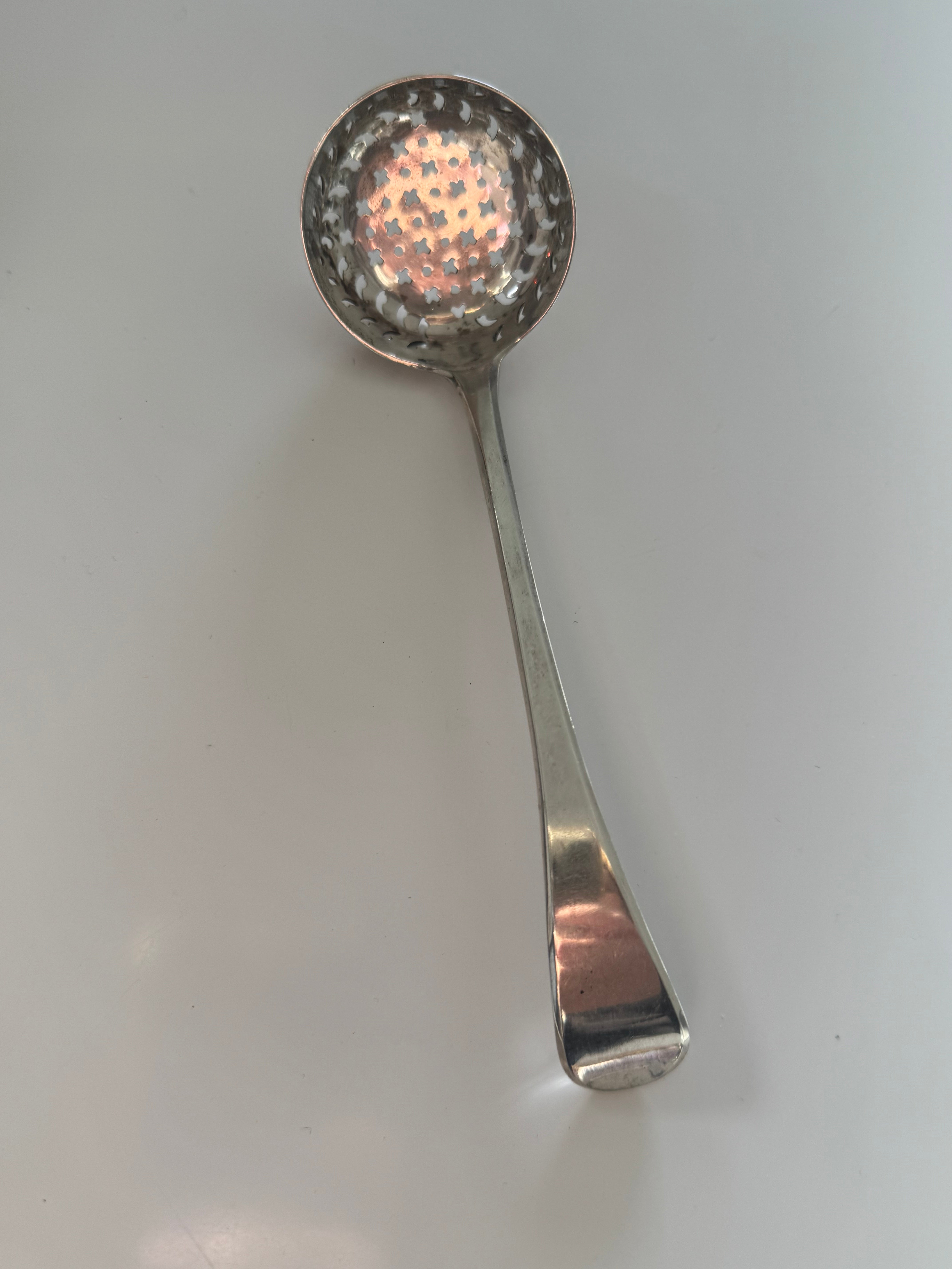 Circa 1824 Sterling Silver Sifter Spoon