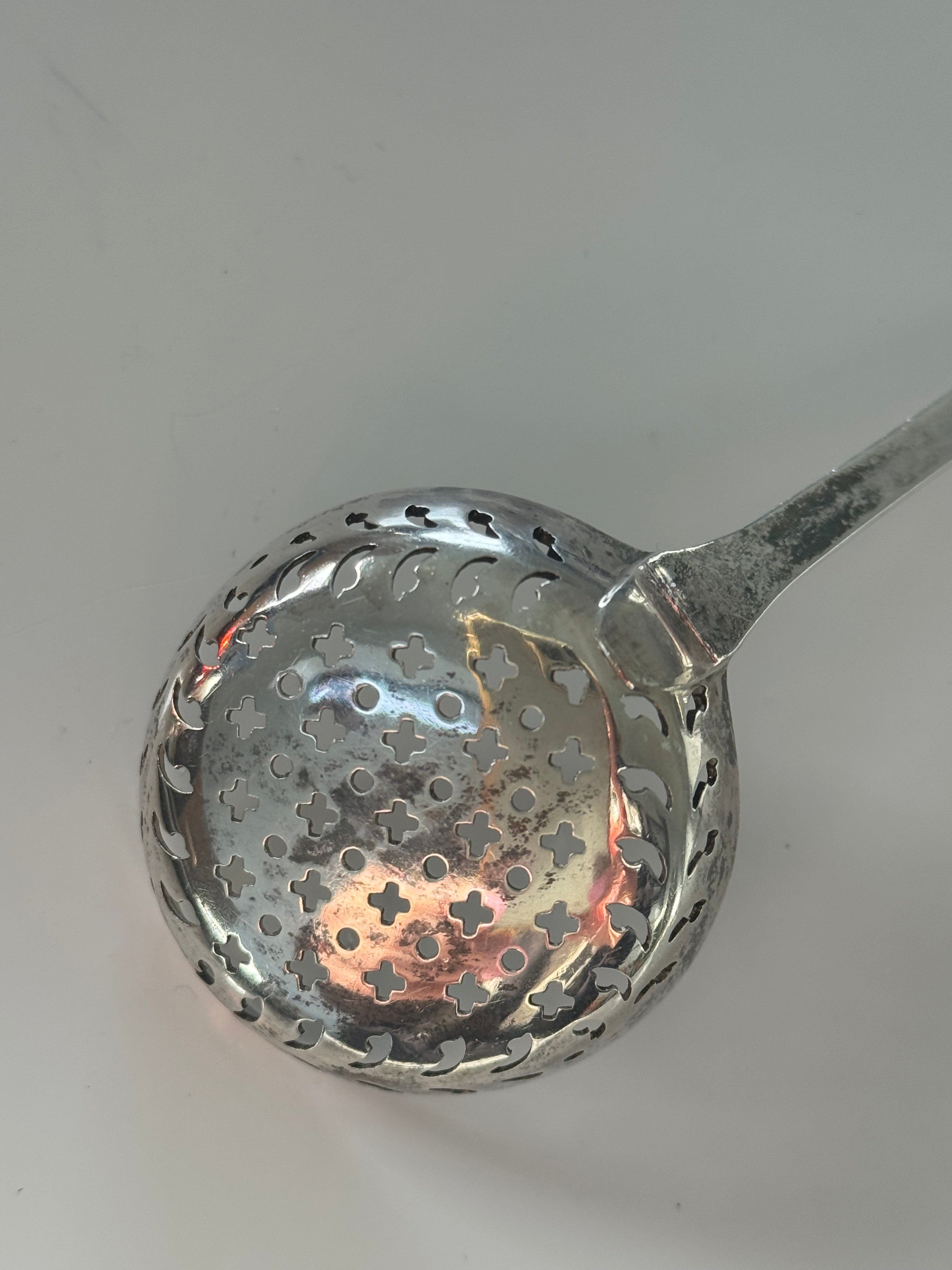Circa 1824 Sterling Silver Sifter Spoon