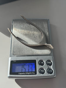 Wonderful Wishbone Sterling Silver Tea Tongs