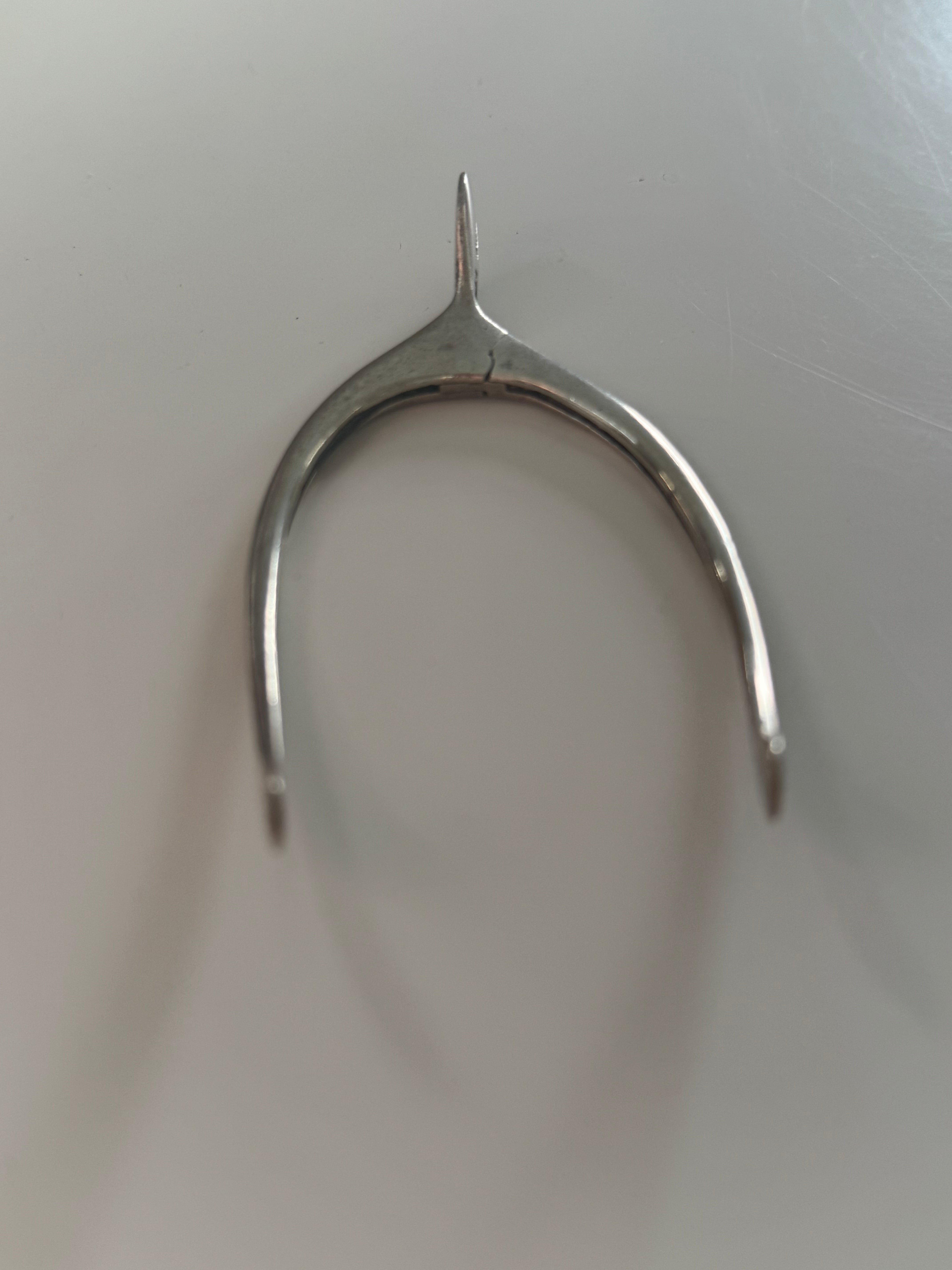 Wonderful Wishbone Sterling Silver Tea Tongs