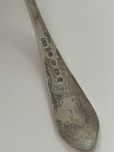 Circa 1860 Birmingham Sterling Silver Sifter Spoon