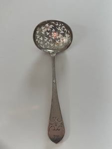 Circa 1860 Birmingham Sterling Silver Sifter Spoon