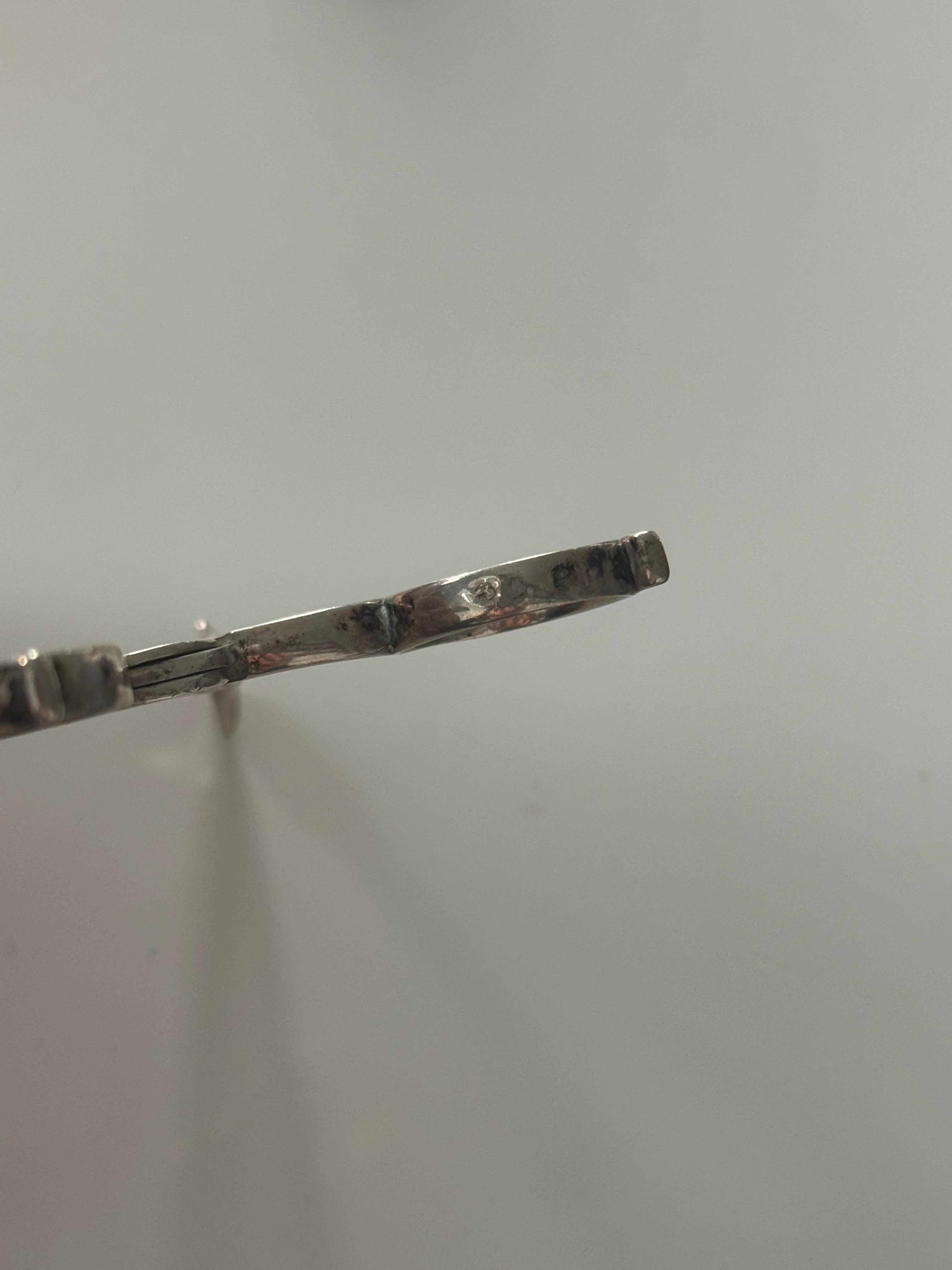 Wonderful Georgian Sterling Silver Tea Tongs