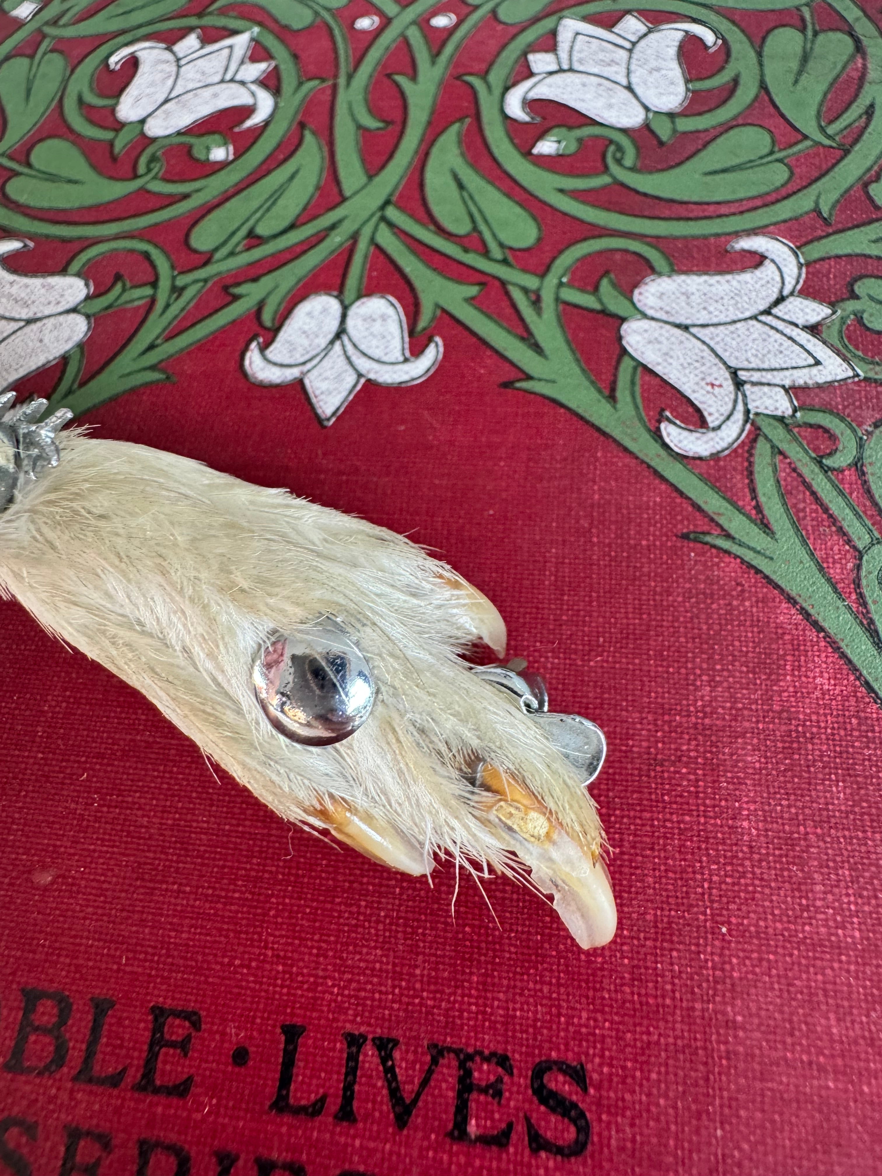 Vintage Scottish Grouse Foot Brooch