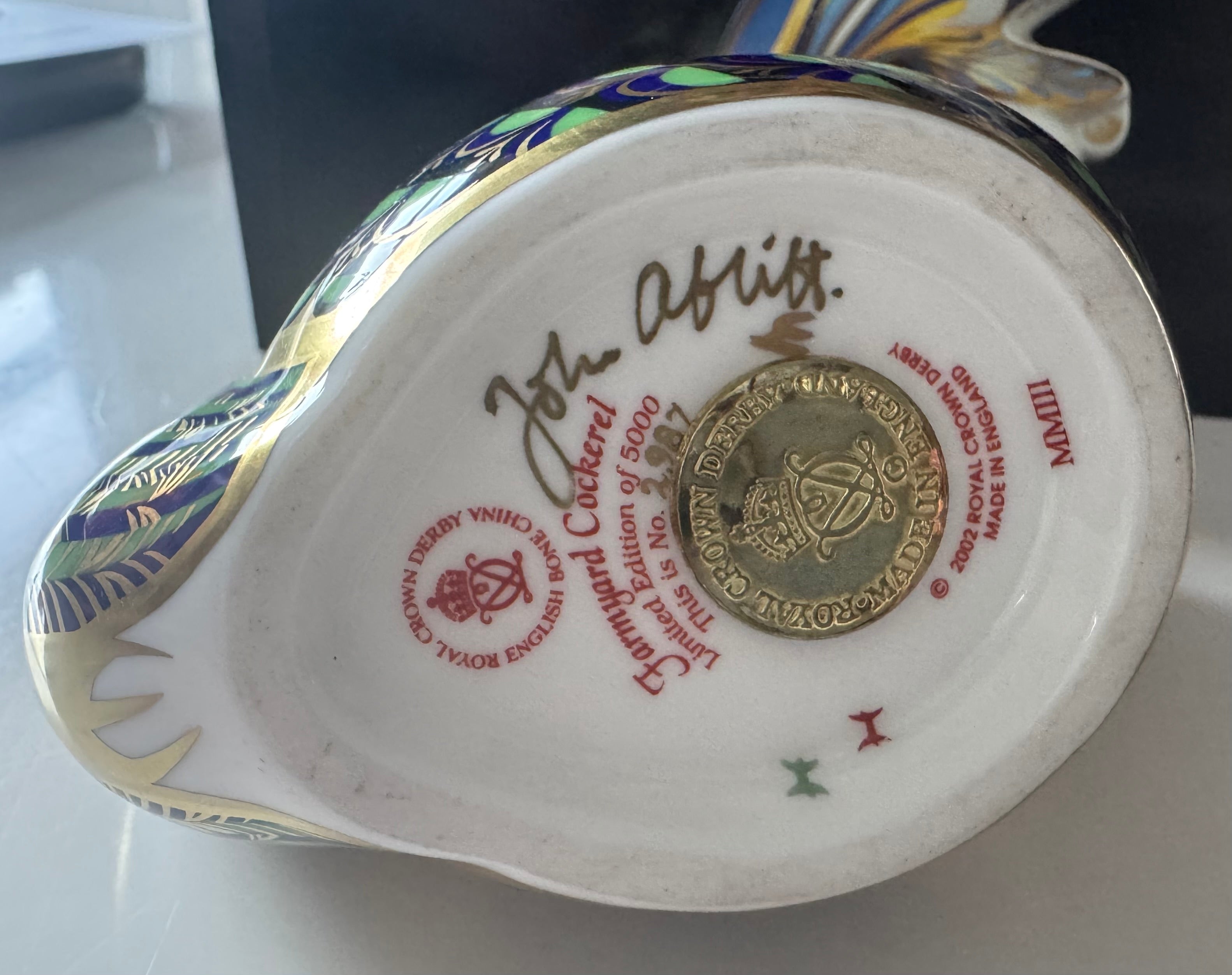 Royal Crown Derby Imari Farmyard Paperweight Signed Ltd Ed