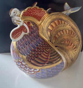 Royal Crown Derby Imari Farmyard Paperweight