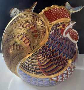 Royal Crown Derby Imari Farmyard Paperweight