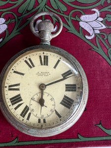 Antique Pocket Watch A Kohn Auckland N.Z Swiss Made - Not Working