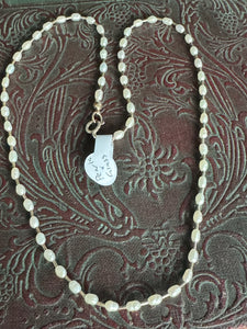 Vintage c1950s Pearl & Glass Beaded Necklace – Stunning Heirloom Gift