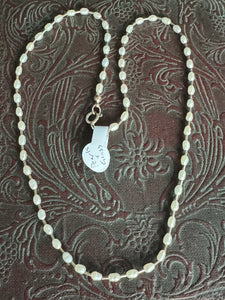 Vintage c1950s Pearl & Glass Beaded Necklace – Stunning Heirloom Gift