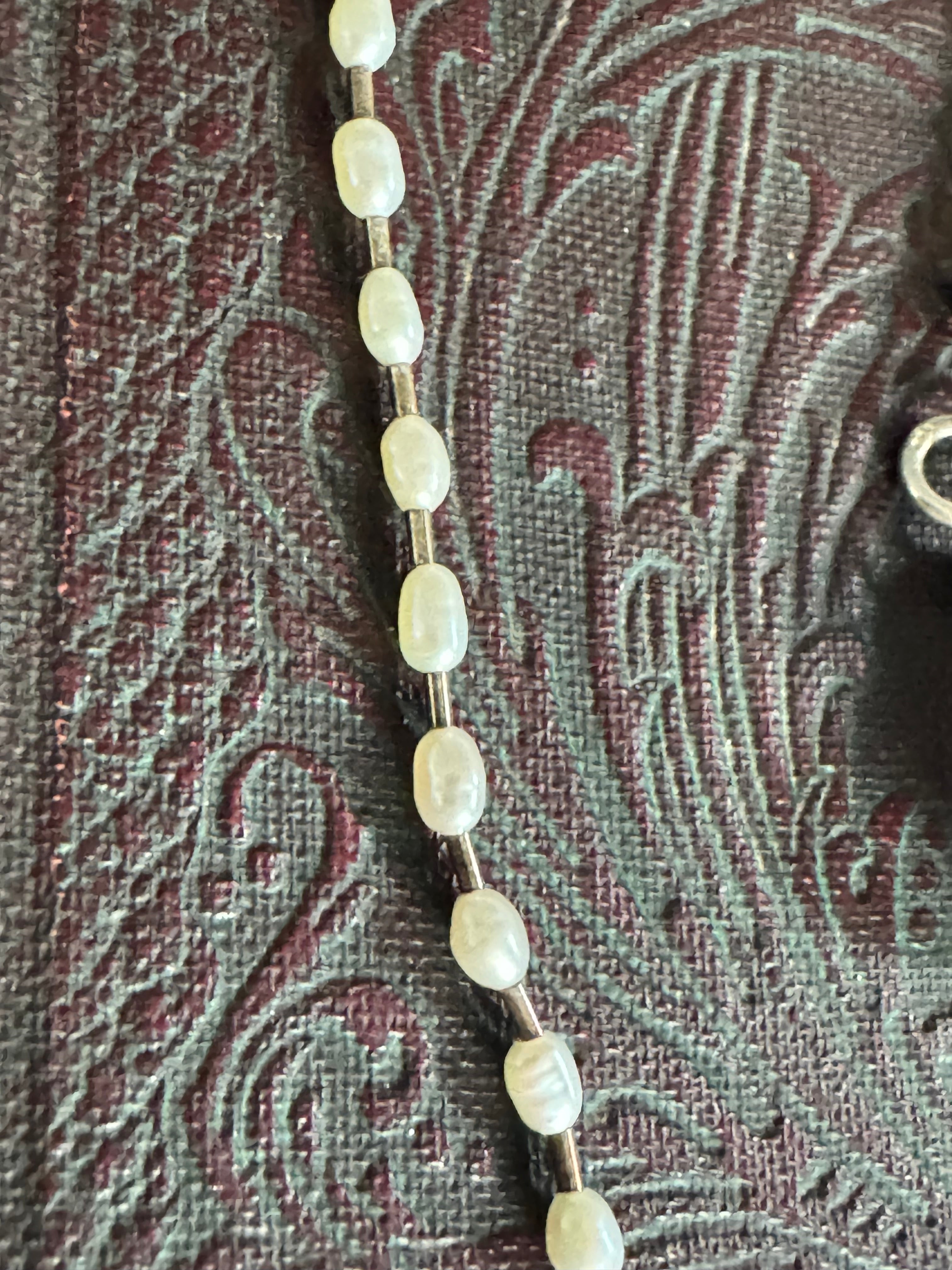 Vintage c1950s Pearl & Glass Beaded Necklace – Stunning Heirloom Gift