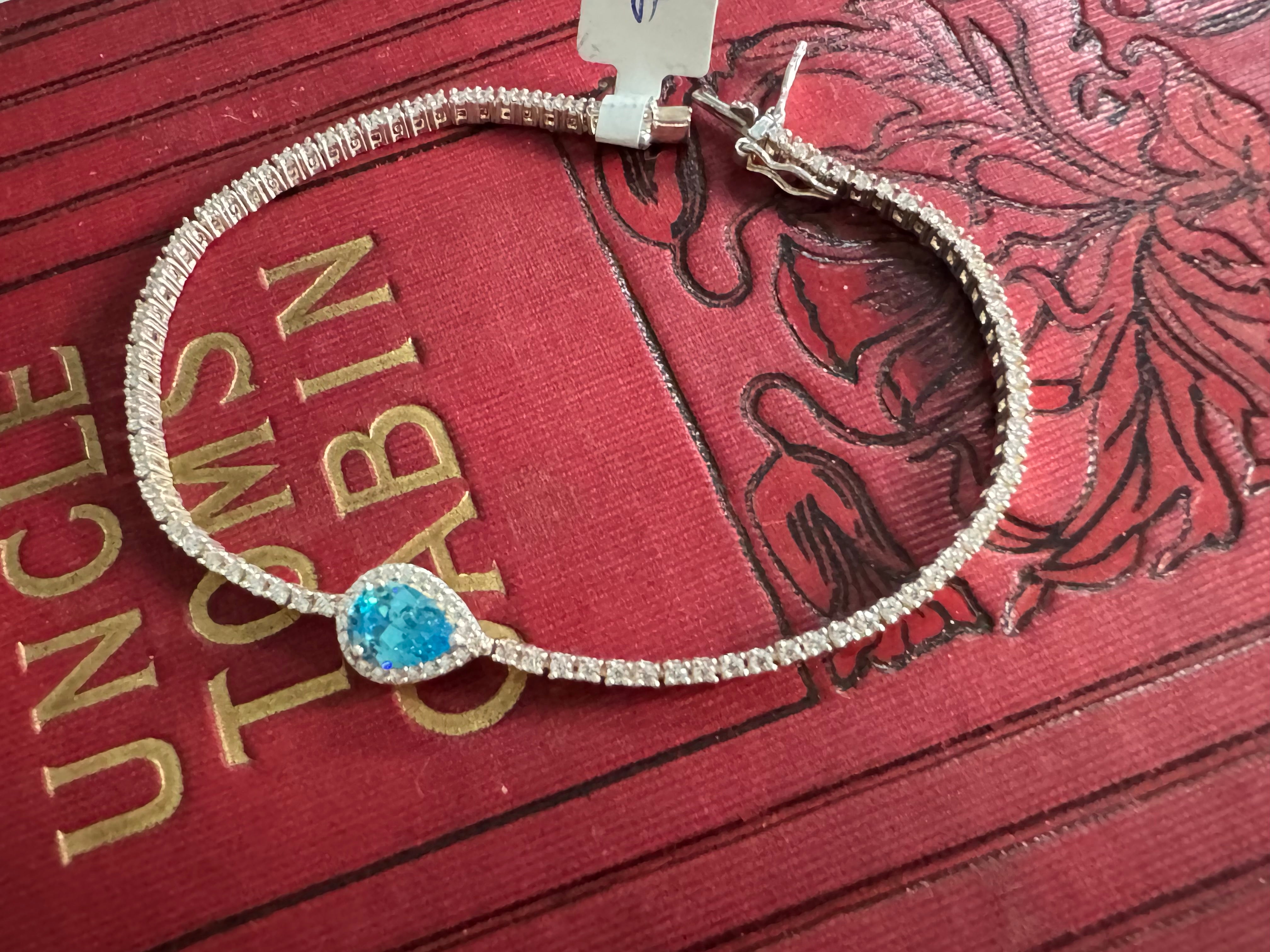 Sterling Silver Tennis Bracelet - Stunning