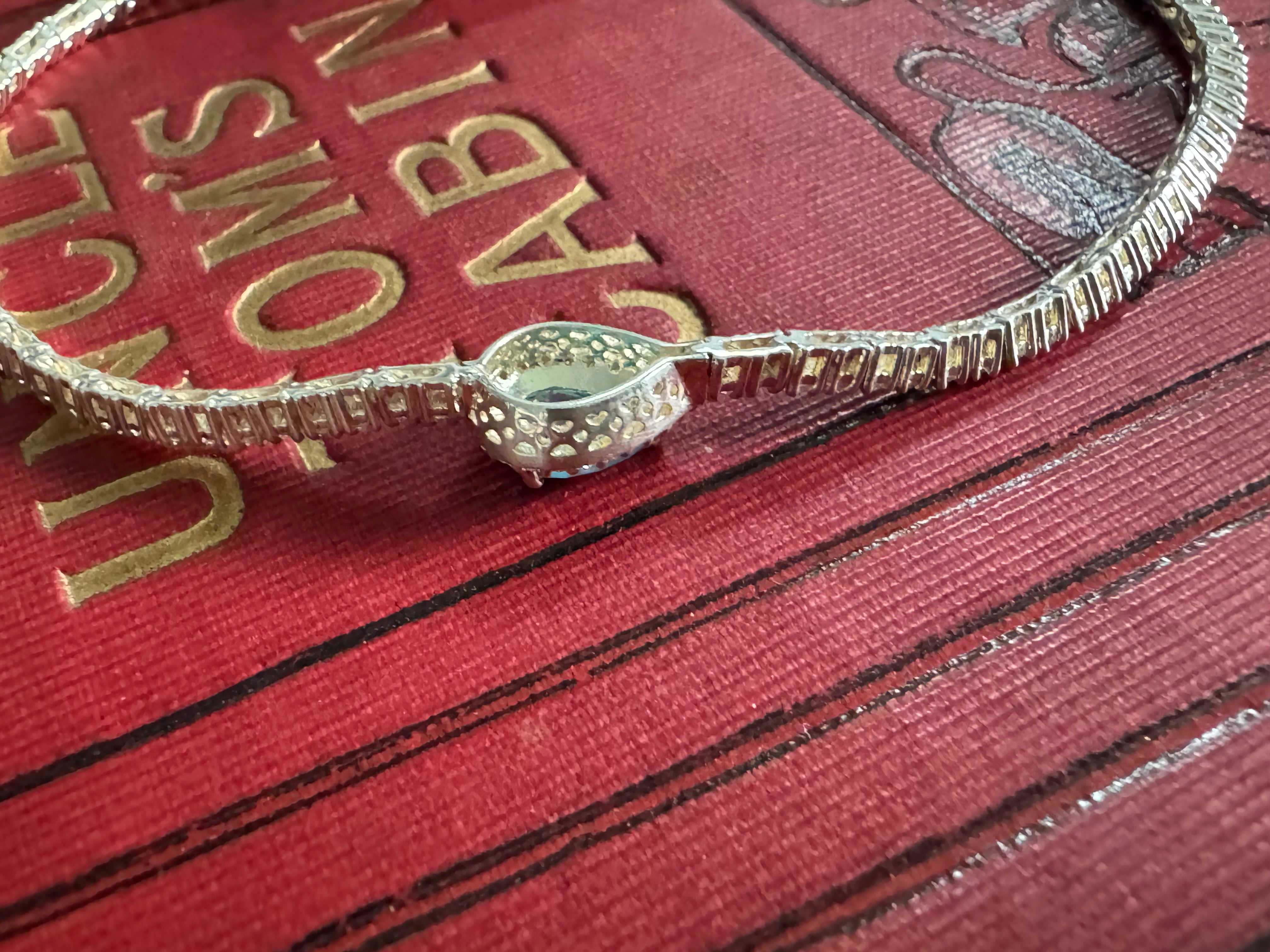 Sterling Silver Tennis Bracelet - Stunning