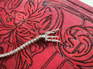 Sterling Silver Tennis Bracelet - Stunning