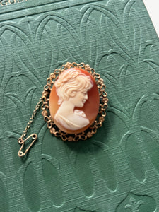 Antique 9ct Rose Gold Cameo TW 11.19g