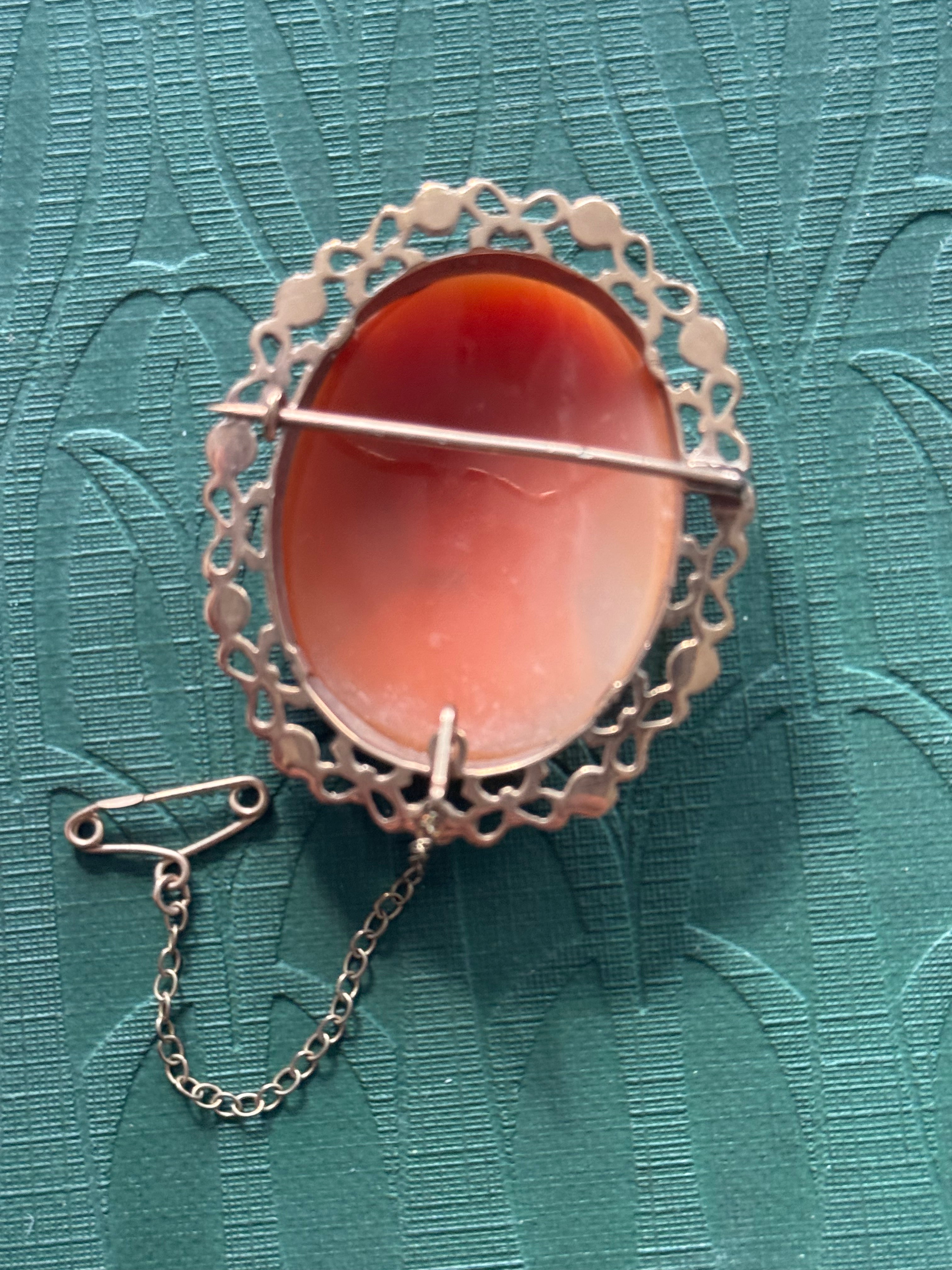 Antique 9ct Rose Gold Cameo TW 11.19g