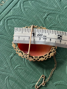 Antique 9ct Rose Gold Cameo TW 11.19g