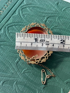 Antique 9ct Rose Gold Cameo TW 11.19g