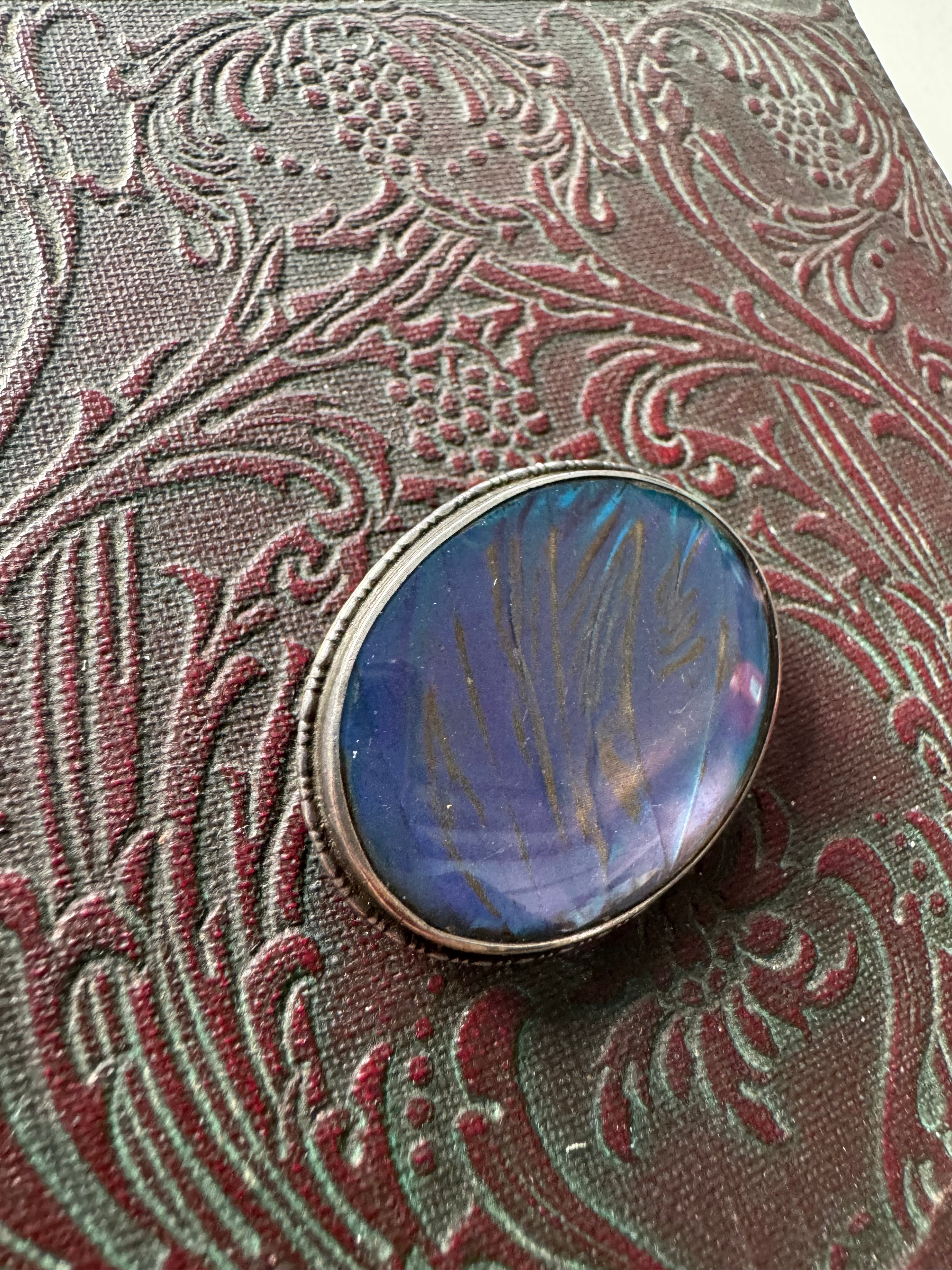 Sterling Silver Butterfly Wing Brooch
