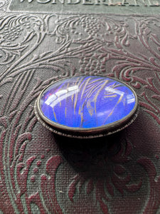 Sterling Silver Butterfly Wing Brooch