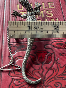 Incredible Vintage Sterling Silver Marcasite Lizard