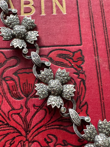 Sterling Silver Marcasite Bracelet - Stunning
