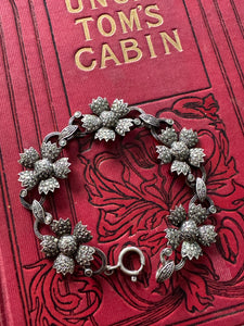 Sterling Silver Marcasite Bracelet - Stunning