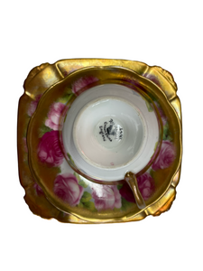 Royal Albert Crown China Old English Rose Heavy Gold