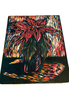 JILL HENRIOD ORIGINAL ART POINSETTIA 170/180