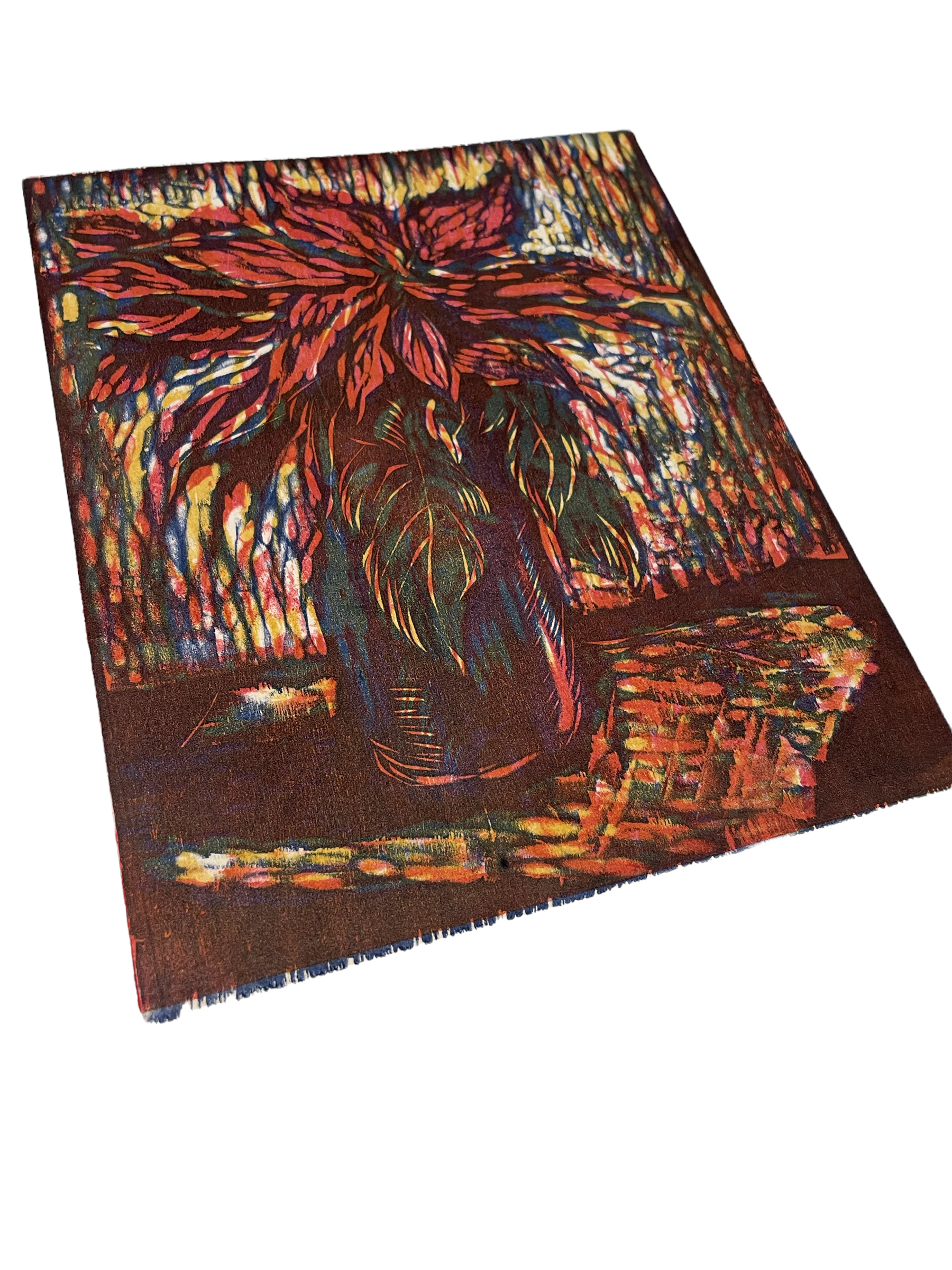 JILL HENRIOD ORIGINAL ART POINSETTIA LIMITED 3/9 or 9/9