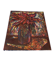 JILL HENRIOD ORIGINAL ART POINSETTIA LIMITED 3/9 or 9/9