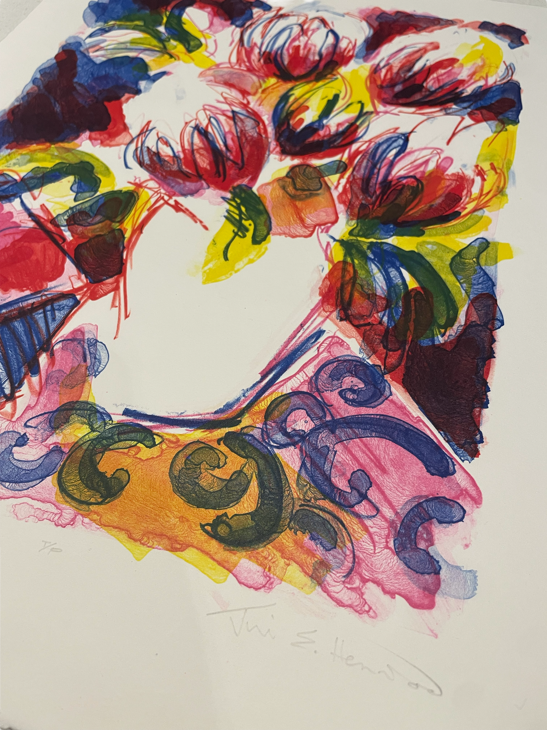 JILL HENRIOD ORIGINAL PROTEA OBTUSIFOLIA LIMITED 1/20 SIGNED