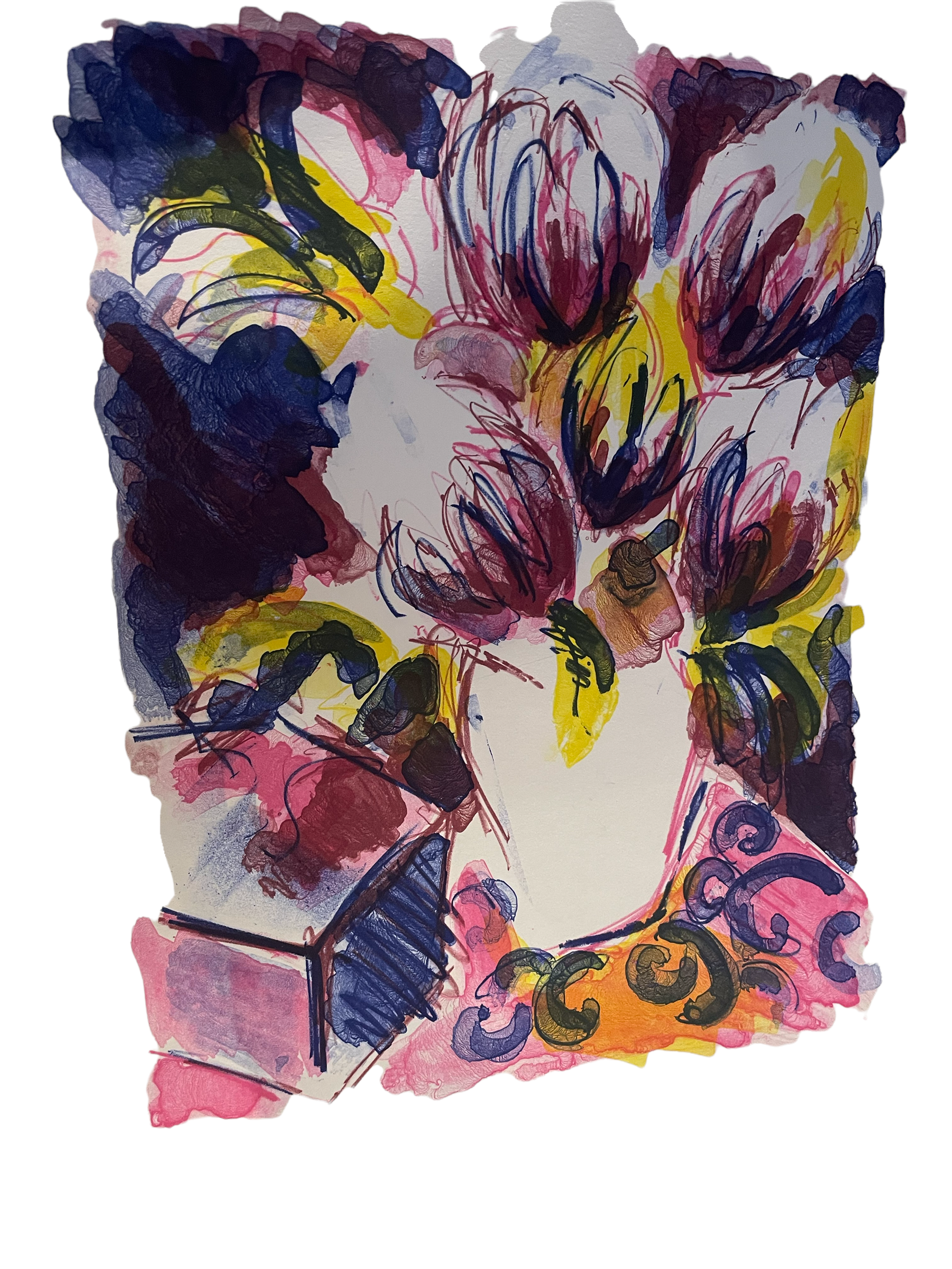 JILL HENRIOD ORIGINAL PROTEA OBTUSIFOLIA UNSIGNED