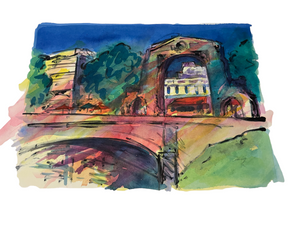 JILL HENRIOD ORIGINAL CHRISTCHURCH BRIDGE OF REMEMBRANCE UNSIGNED