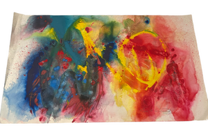 JILL HENRIOD ORIGINAL BEAUTIFUL COLOUR ABSTRACT SIGNED