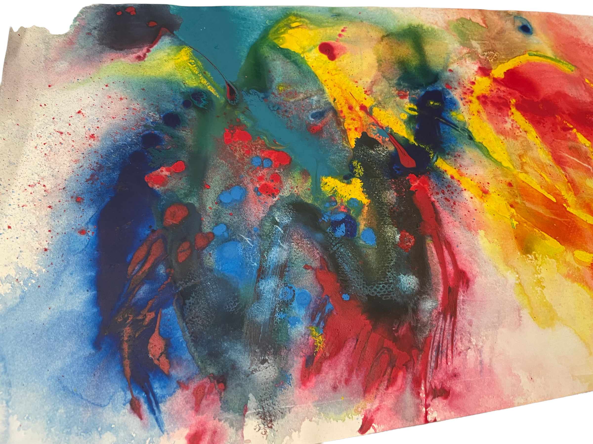 JILL HENRIOD ORIGINAL BEAUTIFUL COLOUR ABSTRACT SIGNED