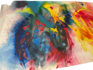 JILL HENRIOD ORIGINAL BEAUTIFUL COLOUR ABSTRACT SIGNED