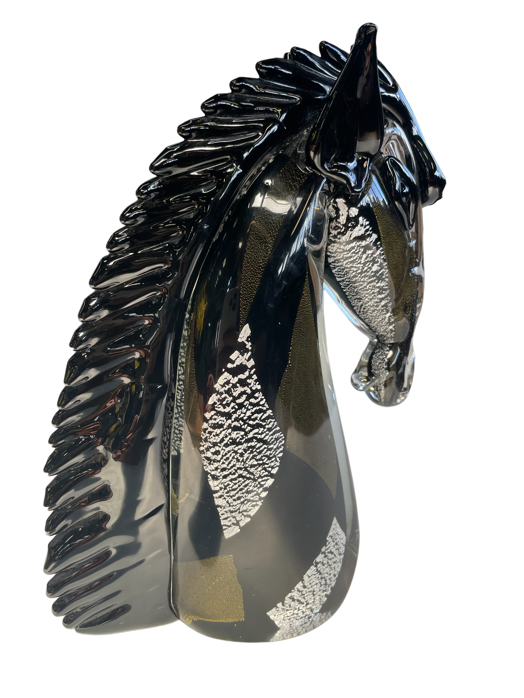 Murano Horse Gold Fleck Effect - Wow What A Cracker!
